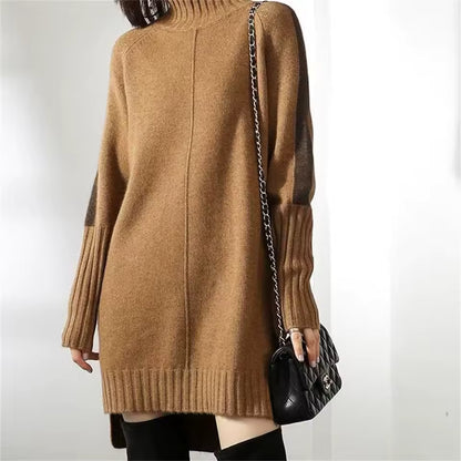 Pull femme automne-hiver tricoté