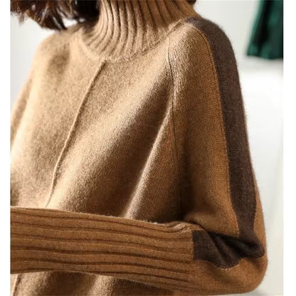 Pull femme automne-hiver tricoté